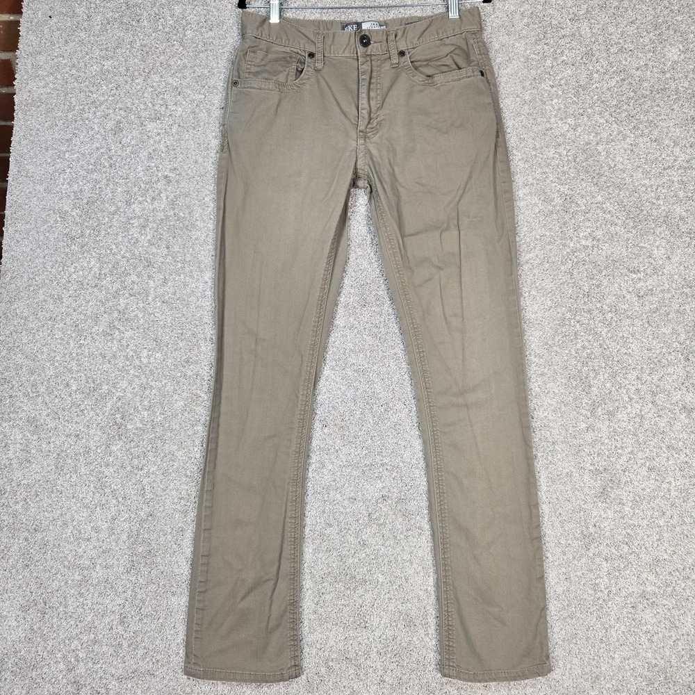 BKE Jake Straight Pants Mens 32x32 dark Khaki tan Casuals